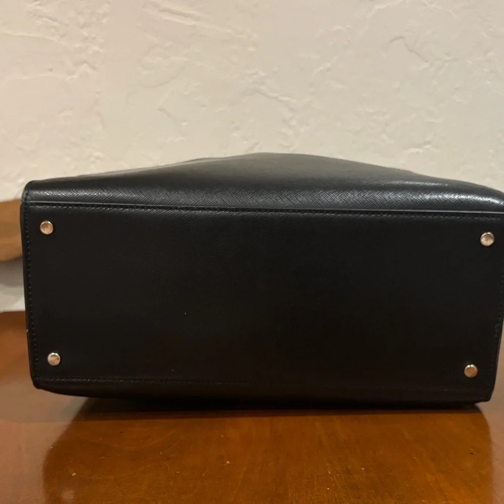 Kate Spade New York‎ Spencer Medium Satchel two-tone black/grey leather